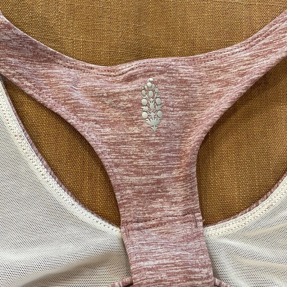 Free People Movement heather pink cross back sports bra - Picture 5 of 5